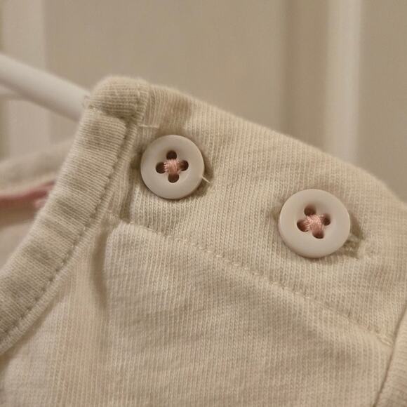 Mini Boden Bunny Christmas Size 2 - 3 Years Cream Long Sleeve Cotton - Picture 3 of 7